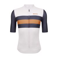 SANTINI Cyklistický dres s krátkým rukávem - ECO SLEEK NEW BENGAL  - bílá/šedá XL