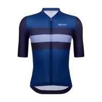 SANTINI Cyklistický dres s krátkým rukávem - ECO SLEEK NEW BENGAL - modrá