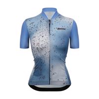 SANTINI Cyklistický dres s krátkým rukávem - FANGO - modrá