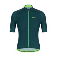 SANTINI Cyklistický dres s krátkým rukávem - KARMA KITE - zelená L