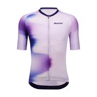 SANTINI Cyklistický dres s krátkým rukávem - OMBRA - fialová S