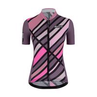 SANTINI Cyklistický dres s krátkým rukávem - SLEEK RAGGIO LADY - fialová/růžová XL
