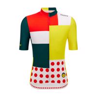 SANTINI Cyklistický dres s krátkým rukávem - TDF COMBO - vícebarevná 4XL