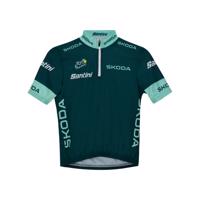 SANTINI Cyklistický dres s krátkým rukávem - TOUR DE FRANCE 2023 - zelená 11Y