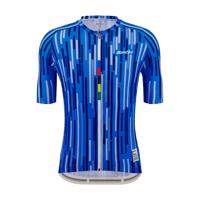 SANTINI Cyklistický dres s krátkým rukávem - UCI SALO' DEL GARDA 1962 - modrá 2XL