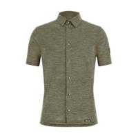 SANTINI GRAVEL SUMMER WOOL - zelená XS