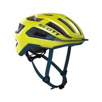 SCOTT Cyklistická přilba - ARX (CE) - žlutá/modrá (55–59 cm)