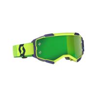SCOTT Cyklistické brýle - FURY - žlutá/modrá