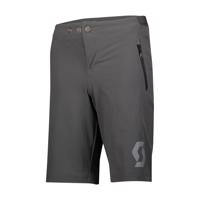 SCOTT Cyklistické kalhoty krátké bez laclu - TRAIL 10 LS/FIT W/PAD JR - šedá 140 cm