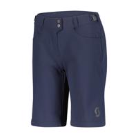 SCOTT Cyklistické kalhoty krátké bez laclu - TRAIL FLOW W/PAD - modrá XS