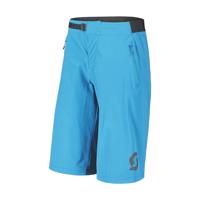 SCOTT Cyklistické kalhoty krátké bez laclu - TRAIL VERTIC - modrá 2XL