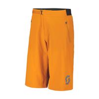 SCOTT Cyklistické kalhoty krátké bez laclu - TRAIL VERTIC - oranžová L