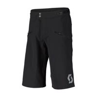 SCOTT Cyklistické kalhoty krátké bez laclu - TRAIL VERTIC PRO W/PAD - černá