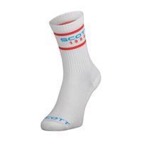 SCOTT Cyklistické ponožky klasické - RETRO CASUAL CREW PAK-3 - bílá 36-38