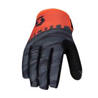 SCOTT Cyklistické rukavice dlouhoprsté - 350 DIRT - oranžová/černá XL