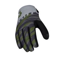 SCOTT Cyklistické rukavice dlouhoprsté - 350 DIRT - šedá/zelená M