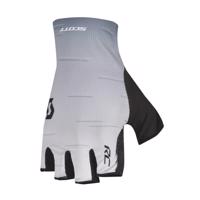 SCOTT Cyklistické rukavice krátkoprsté - RC PRO - bílá/černá