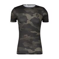 SCOTT Cyklistické triko s krátkým rukávem - CARBON SS - černá/šedá 2XL