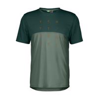 SCOTT Cyklistické triko s krátkým rukávem - TRAIL FLOW DRI SS - zelená XL