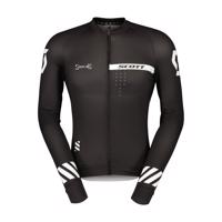 SCOTT Cyklistický dres s dlouhým rukávem letní - PRO - černá L