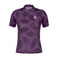 SCOTT Cyklistický dres s krátkým rukávem - ENDURANCE 20 - fialová