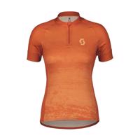 SCOTT Cyklistický dres s krátkým rukávem - ENDURANCE 30 SS LADY - oranžová M