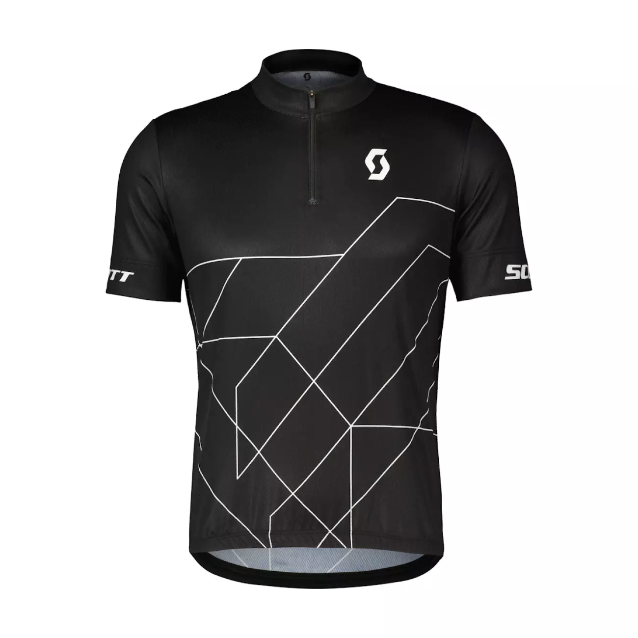 SCOTT Cyklistický dres s krátkým rukávem - RC TEAM 20 - bílá/černá M