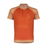 SCOTT Cyklistický dres s krátkým rukávem - RC TEAM SS JR - oranžová