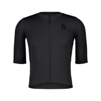 SCOTT Cyklistický dres s krátkým rukávem - TRAINING - černá L