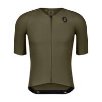 SCOTT Cyklistický dres s krátkým rukávem - ULTD. AERO - zelená XL