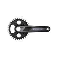 SHIMANO kliky s převodníkem - DEORE M6100 170mm 32 - černá