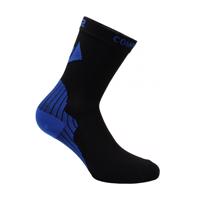 SIX2 Cyklistické ponožky klasické - ACTIVE - černá/modrá 35-38
