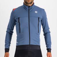SPORTFUL Cyklistická větruodolná bunda - FIANDRE WARM - modrá