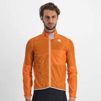 SPORTFUL Cyklistická větruodolná bunda - HOT PACK EASYLIGHT - oranžová 2XL