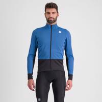 SPORTFUL Cyklistická větruodolná bunda - NEO SOFTSHELL - modrá/černá M