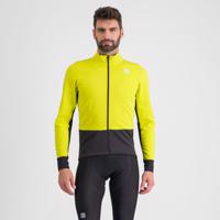 SPORTFUL Cyklistická větruodolná bunda - NEO SOFTSHELL - žlutá 2XL