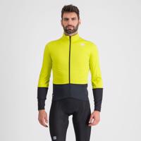 SPORTFUL Cyklistická větruodolná bunda - TOTAL COMFORT - žlutá M