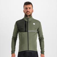 SPORTFUL Cyklistická zateplená bunda - GIARA SOFTSHELL - zelená