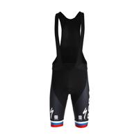 SPORTFUL Cyklistické kalhoty krátké s laclem - BORA HANSGROHE 2021 - vícebarevná/černá 3XL