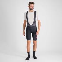 SPORTFUL Cyklistické kalhoty krátké s laclem - FIANDRE PRO LIGHT - černá 3XL