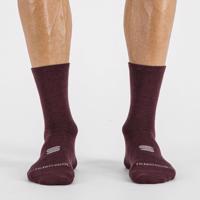 SPORTFUL Cyklistické ponožky klasické - MERINO WOOL 18 - bordó