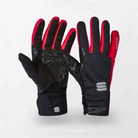 SPORTFUL Cyklistické rukavice dlouhoprsté - WS ESSENTIAL 2 - černá/červená