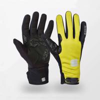 SPORTFUL Cyklistické rukavice dlouhoprsté - WS ESSENTIAL 2 - černá/žlutá M