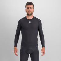 SPORTFUL Cyklistické triko s dlouhým rukávem - BODYFIT PRO - černá 3XL