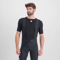 SPORTFUL Cyklistické triko s krátkým rukávem - MERINO LAYER - černá L