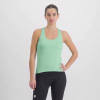 SPORTFUL Cyklistický dres bez rukávů - MATCHY LADY - světle zelená 2XL