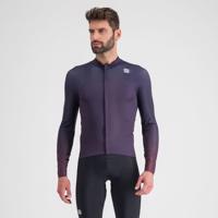 SPORTFUL Cyklistický dres s dlouhým rukávem zimní - BODYFIT PRO - modrá M