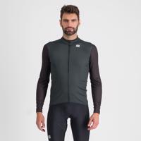 SPORTFUL Cyklistický dres s dlouhým rukávem zimní - CHECKMATE THERMAL - černá/zelená