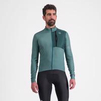 SPORTFUL Cyklistický dres s dlouhým rukávem zimní - SUPERGIARA THERMAL - zelená