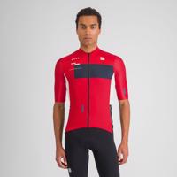 SPORTFUL Cyklistický dres s krátkým rukávem - BREAKOUT SUPERGIARA - červená/černá